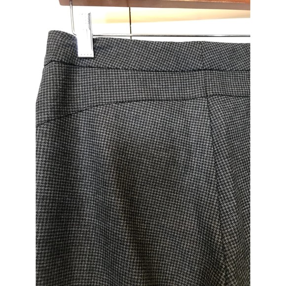 Mint Gerard Darel Houndstooth Wool-blend Leather Lined Pocket Pants 36 us4 30" - Picture 6 of 7